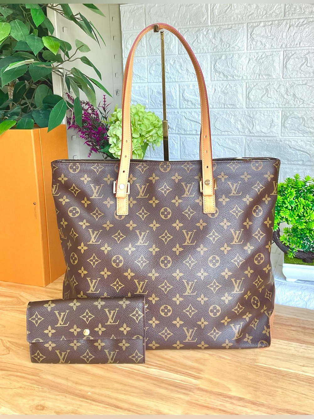 ✅LV BUNDLE DEAL LARGE BAG+LONG WALLET LOUIS VUITTON